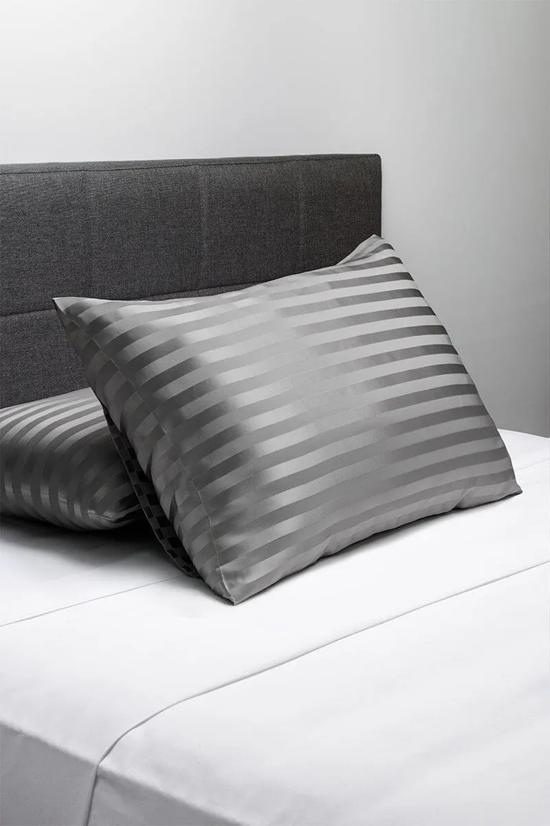 30 Momme 100% Pure Mulberry Silk Pillowcase - Black Label
