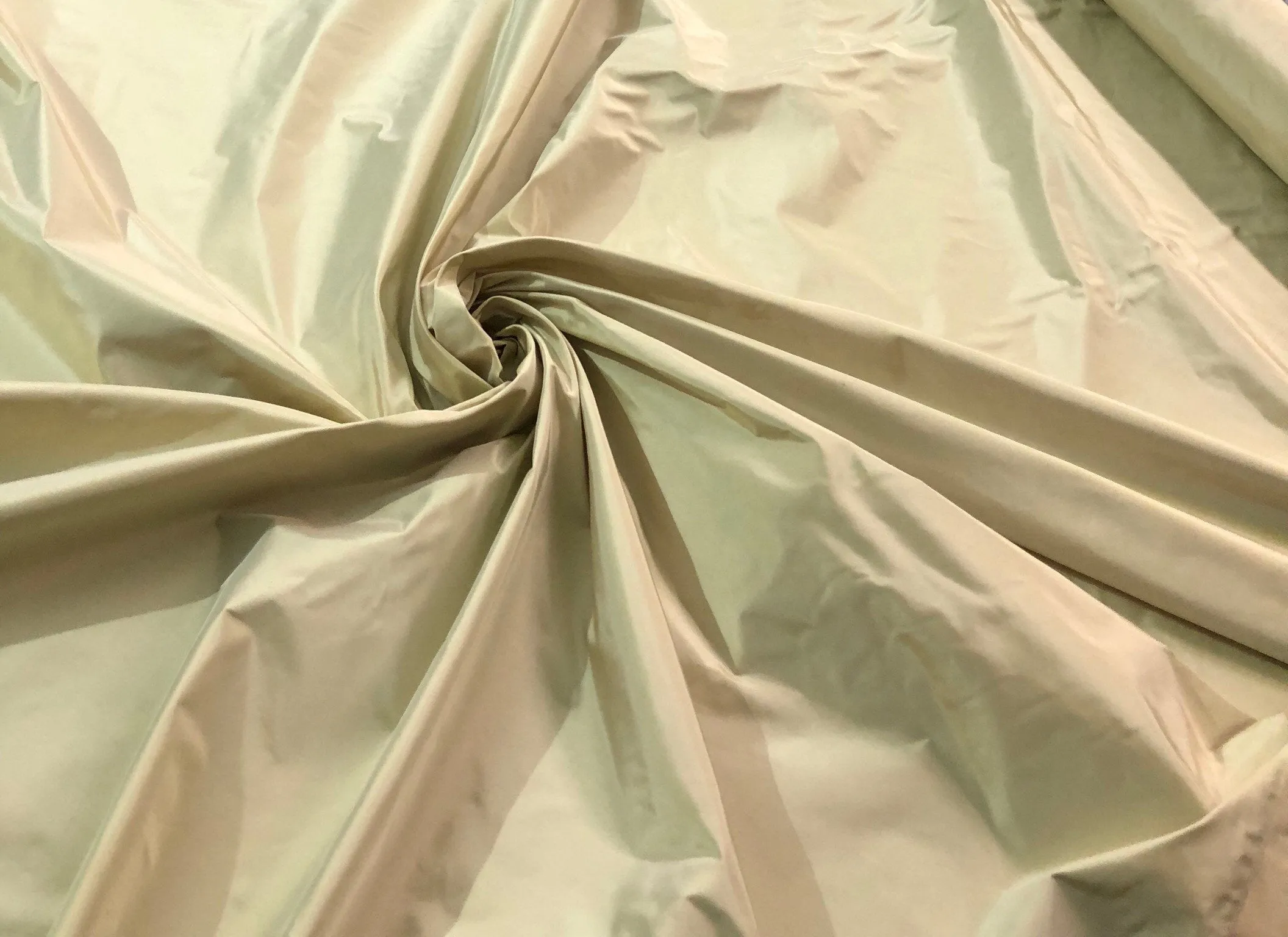 Champagne gold silk taffeta 54&quot; wide    Beautiful iridescent champagne gold color silk taffeta fabric sold by the yard