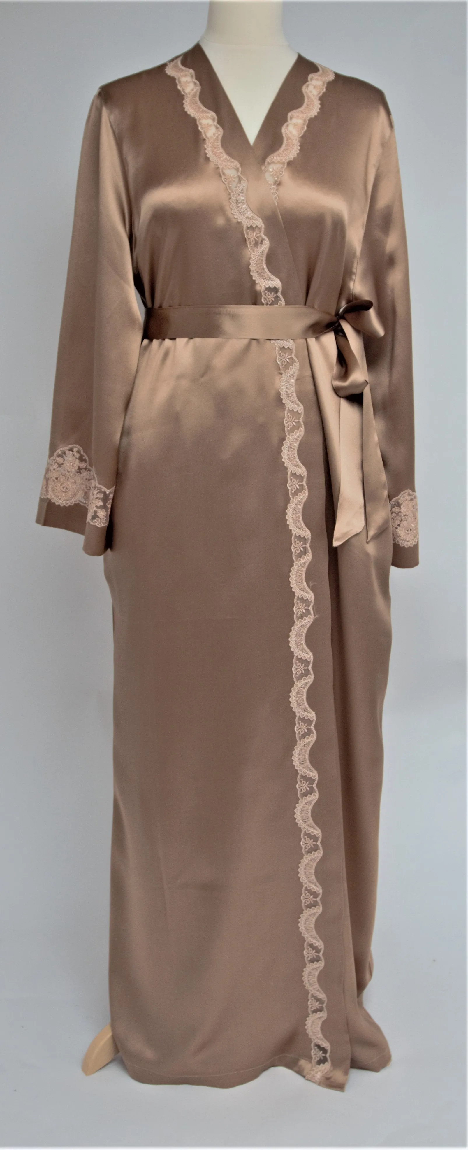 Luminosa Pure Silk Dressing Gown (in stock, 3-day dispatch)