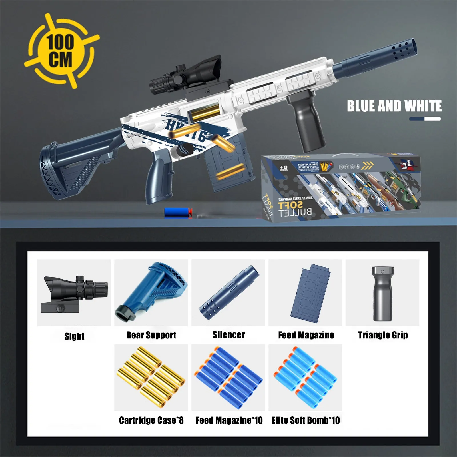 M416 manual EVA soft bullet assembled assault rifle