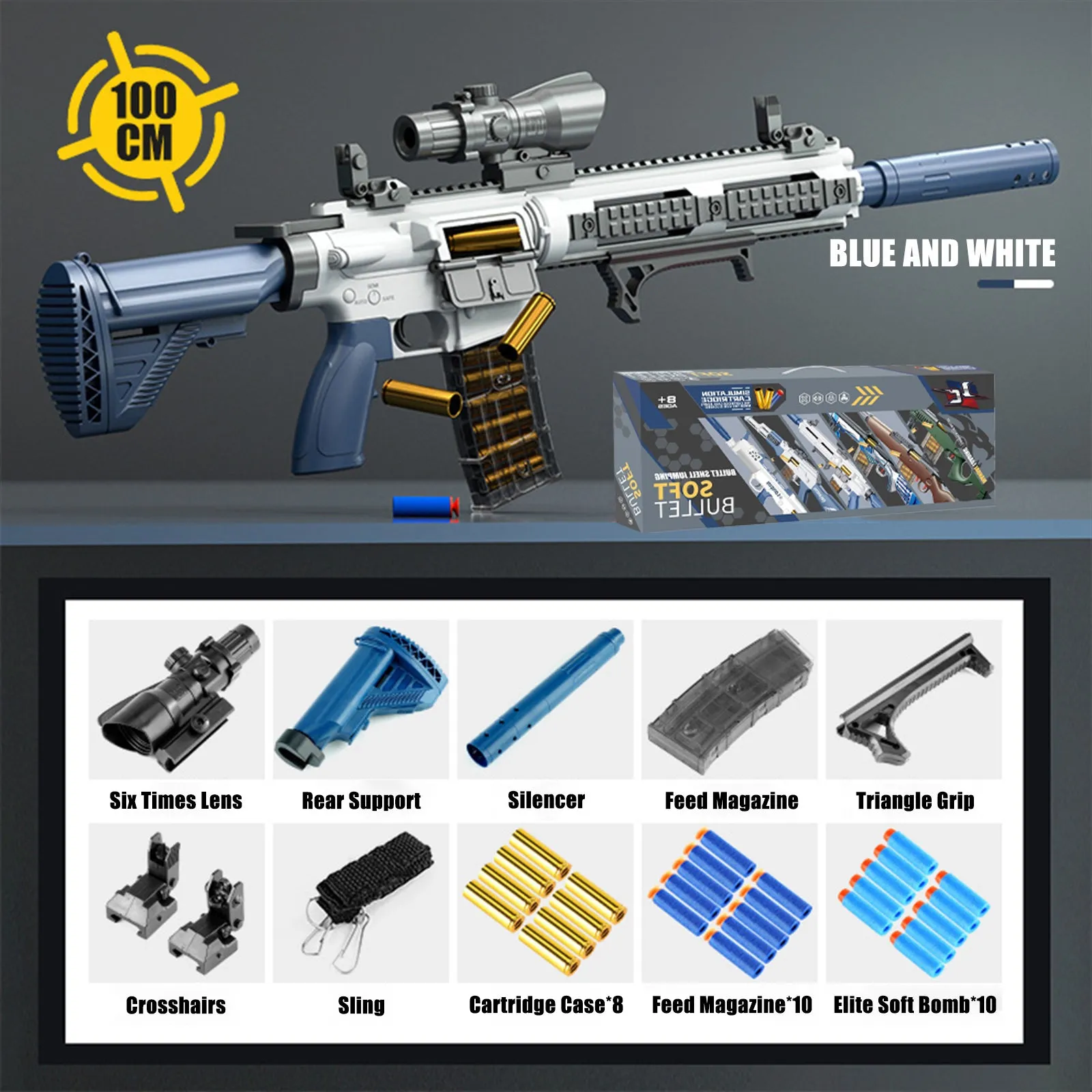M416 manual EVA soft bullet assembled assault rifle