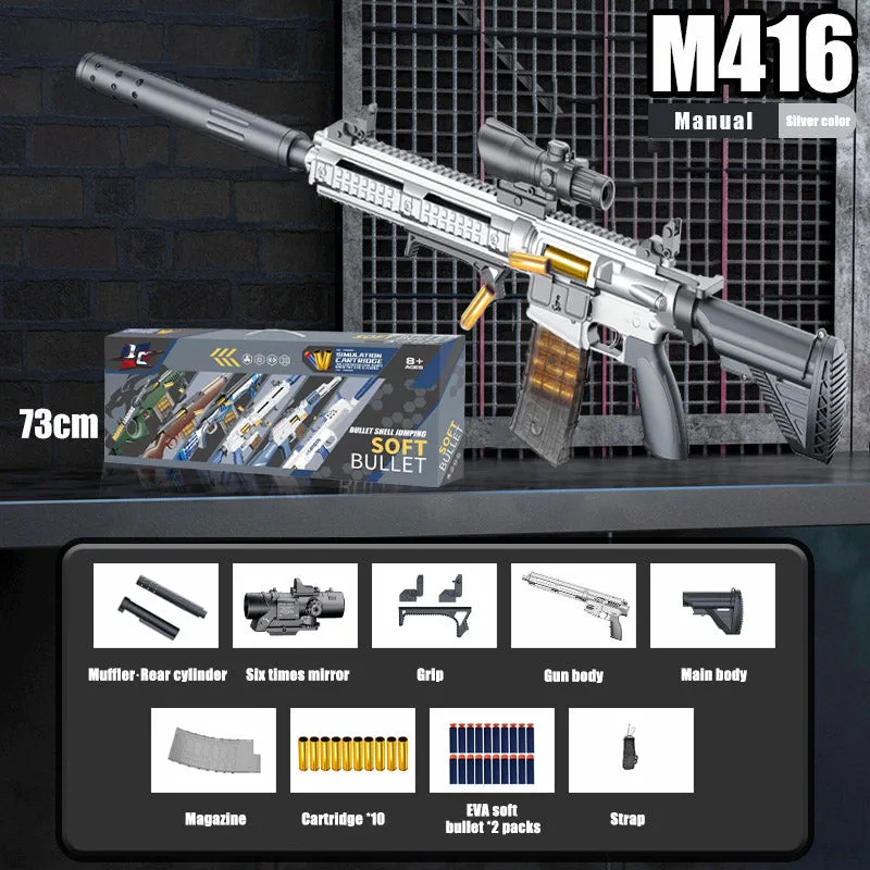 M416 manual EVA soft bullet assembled assault rifle
