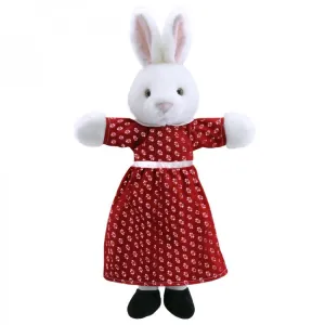 Mrs Rabbit Dressed Puppet - The Puppet Company