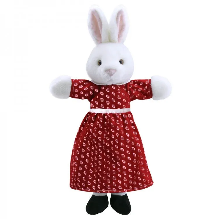 Mrs Rabbit Dressed Puppet - The Puppet Company