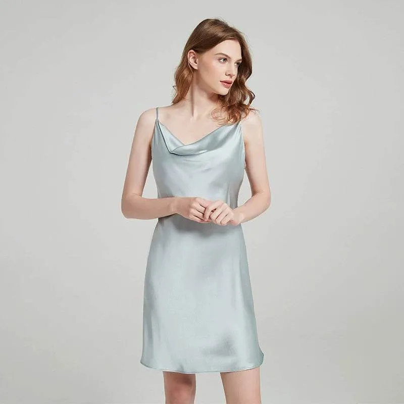 Silk Nightgown - Straps Elegant Lace Sleepwear 2025 Women