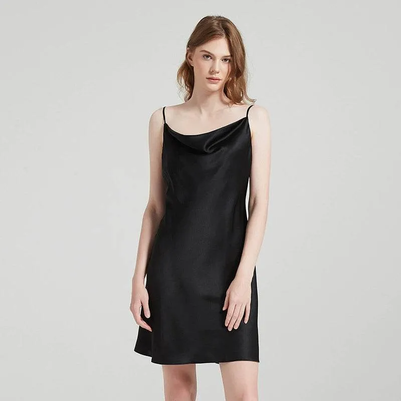 Silk Nightgown - Straps Elegant Lace Sleepwear 2025 Women