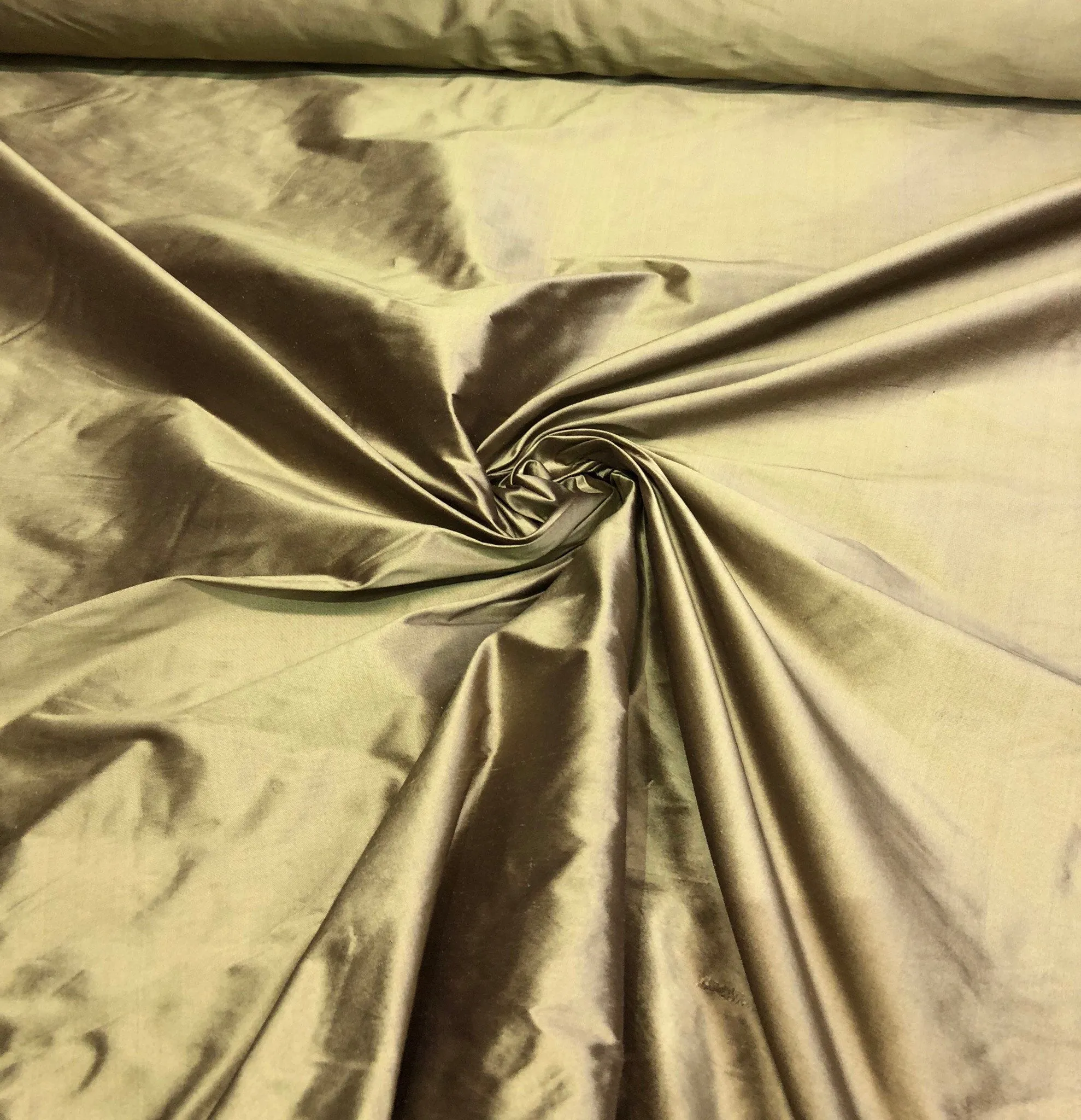 Silk taffeta 54&quot; wide    Beautiful bright gold color silk taffeta fabric sold by the yard