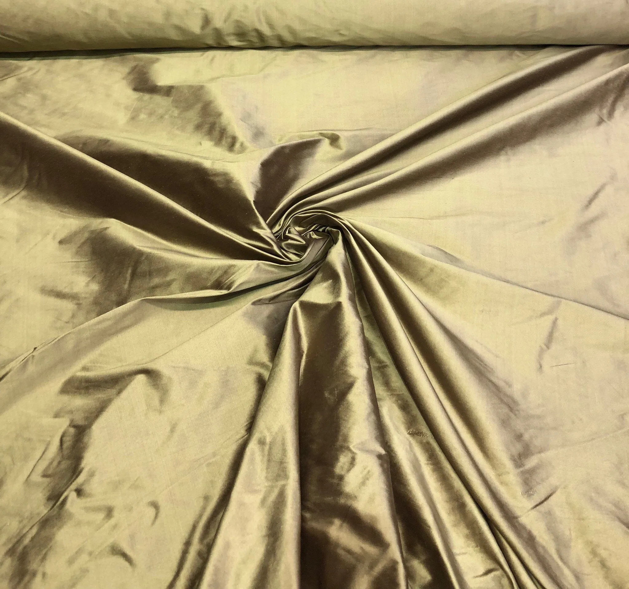 Silk taffeta 54&quot; wide    Beautiful bright gold color silk taffeta fabric sold by the yard