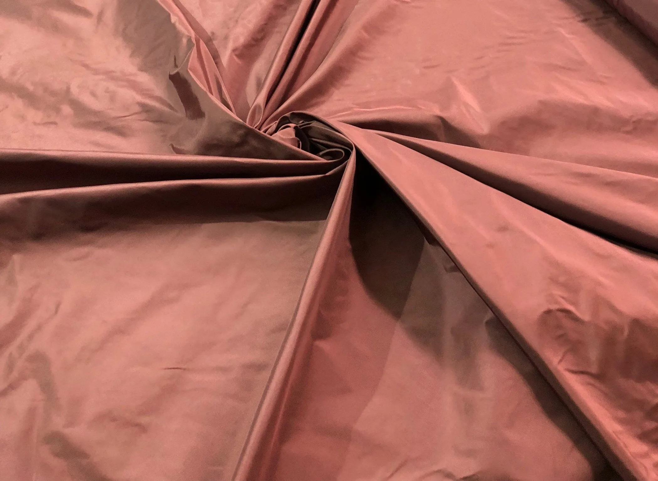 Silk taffeta 54&quot; wide    Beautiful pinkish purple color silk taffeta fabric sold by the yard