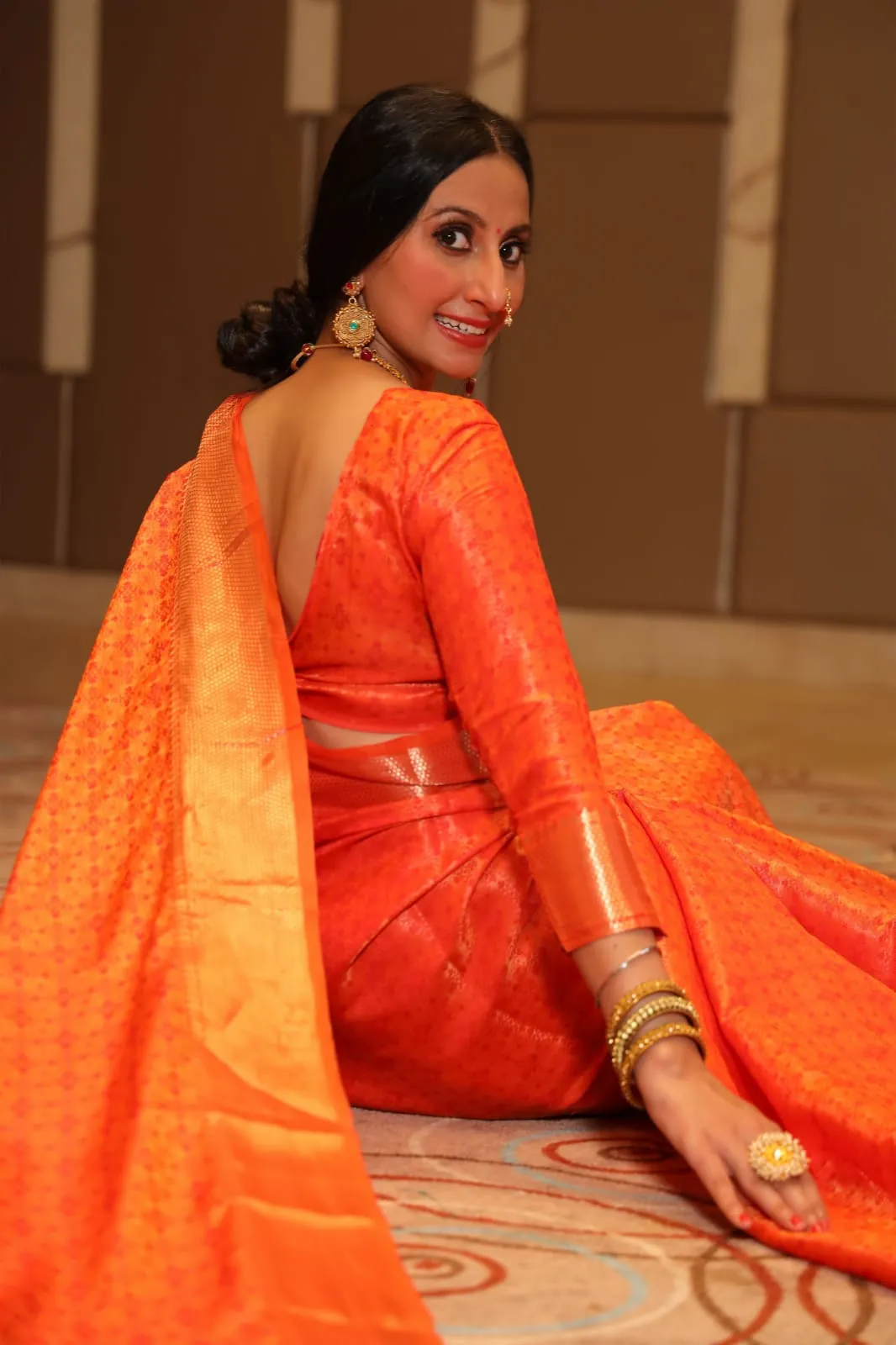 Soft banarasi silk Tanchoi saree